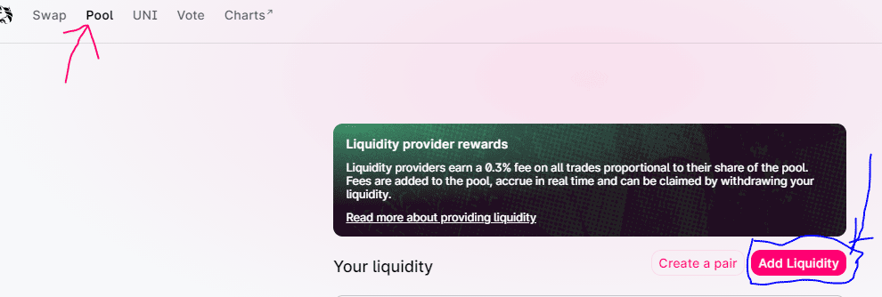 Liquidity Pool কি? uniswap pool